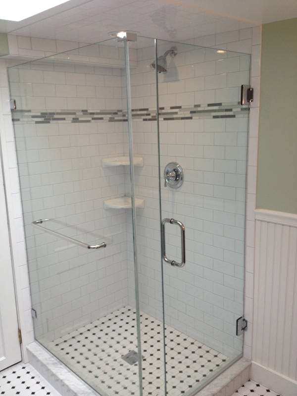 Frameless Custom Shower Door Installed In Westport, CT